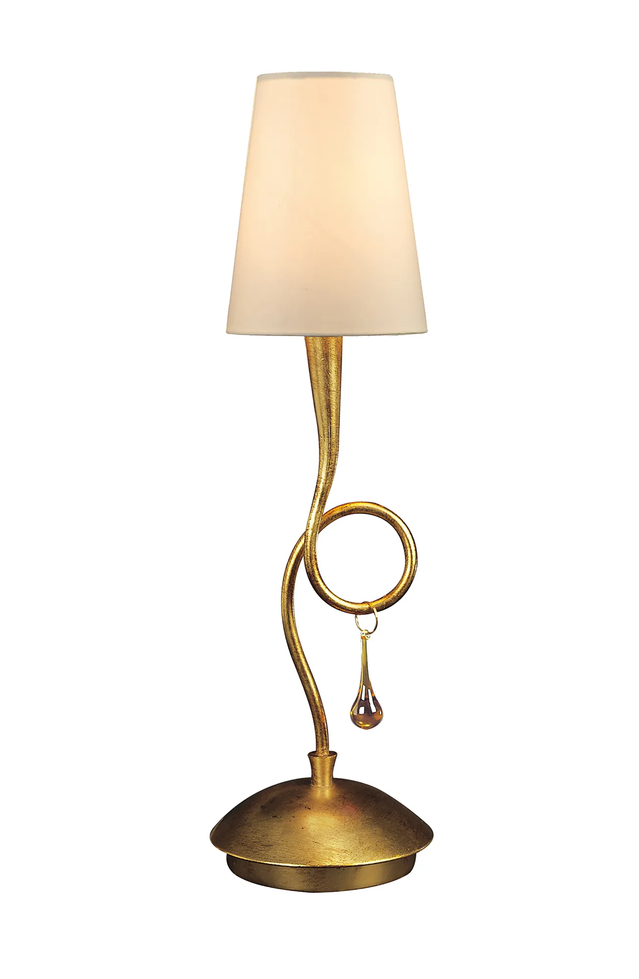 Paola Gold Table Lamps Mantra Shaded Table Lamps